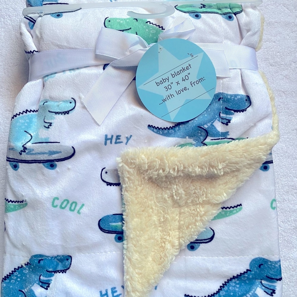 Baby blanket- 30x40 soft flannel